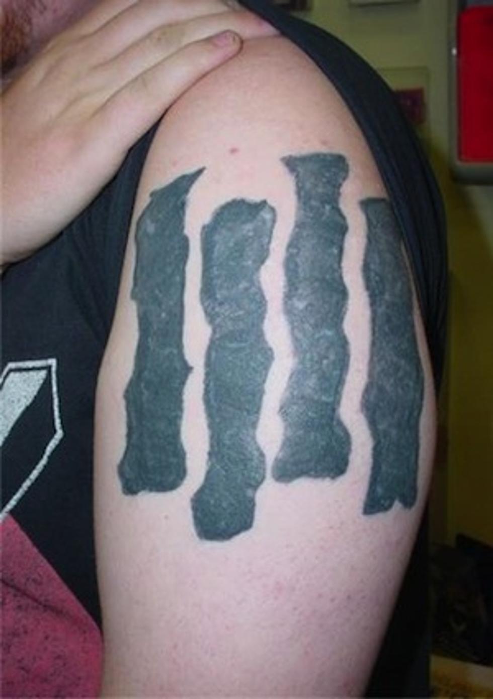 Butchered Black Flag &#8211; Worst Rock Tattoos