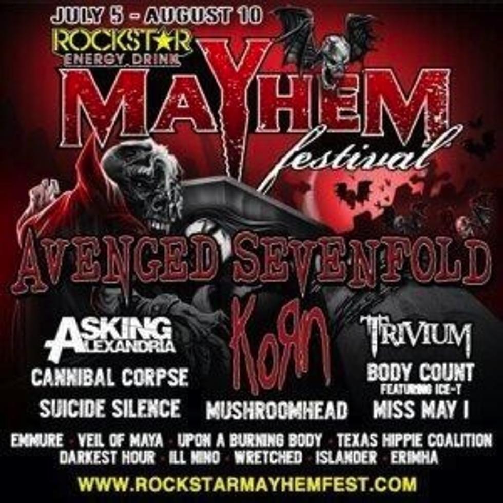 Avenged Sevenfold + Korn to Lead 2014 Mayhem Festival