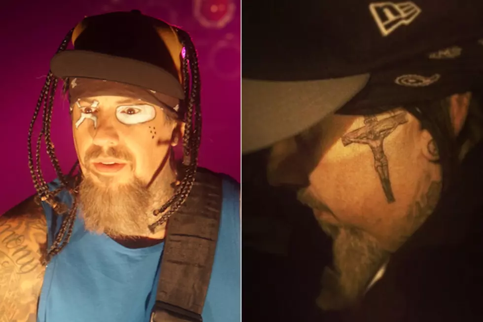 Korn’s Fieldy Apparently Gets Crucifix Face Tattoo