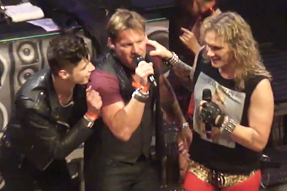 Steel Panther Perform ‘Rock You Like a Hurricane’ with Chris Jericho + Andy Biersack