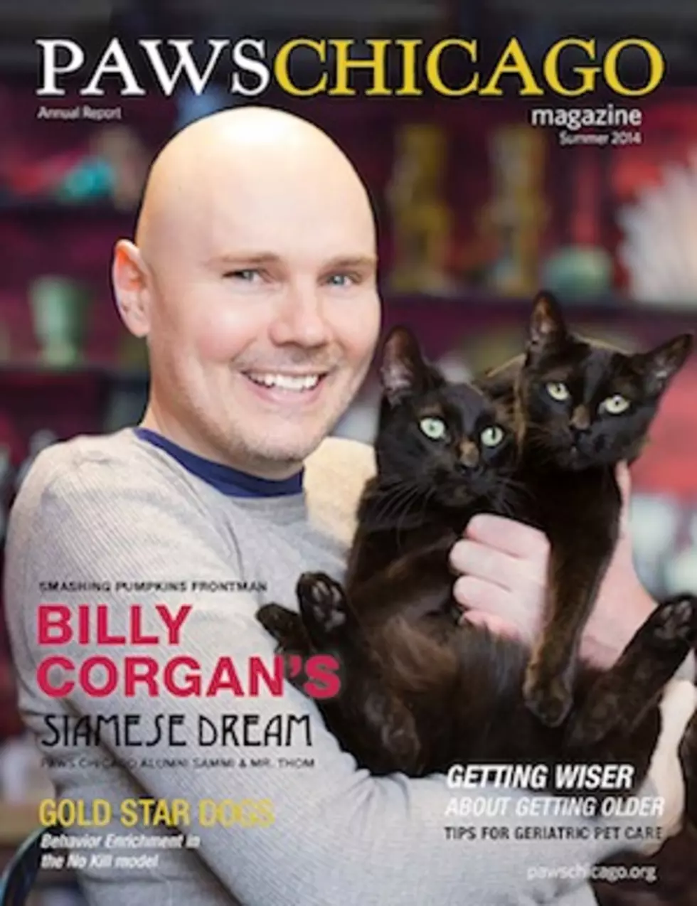 Billy Corgan Rocks &#8216;Paws Chicago&#8217; Magazine Cover