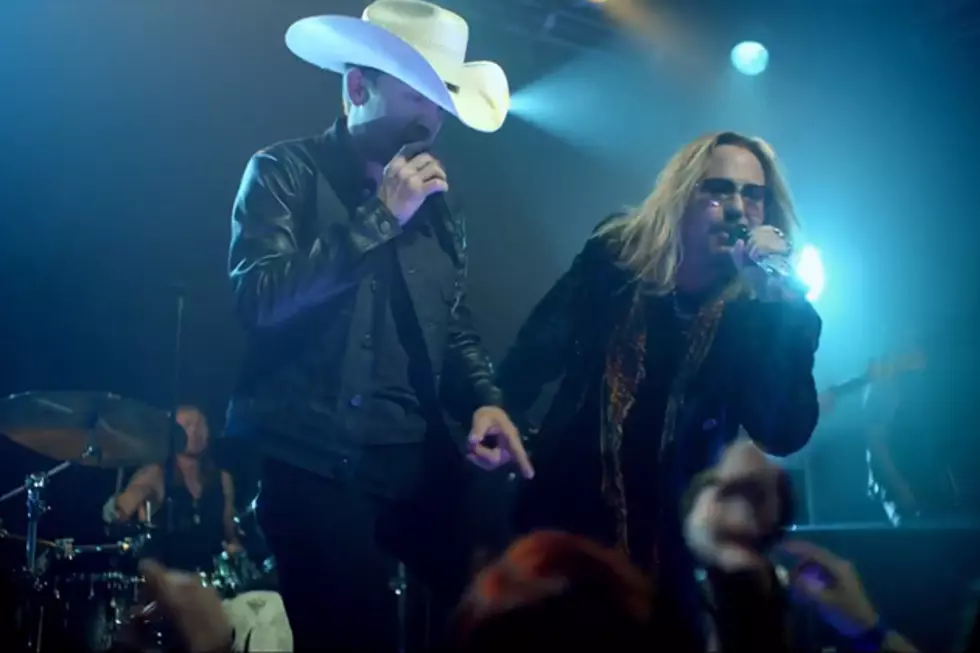 Country Star Justin Moore Rocks with Motley Crue’s Vince Neil in ‘Home Sweet Home’ Clip [Video]