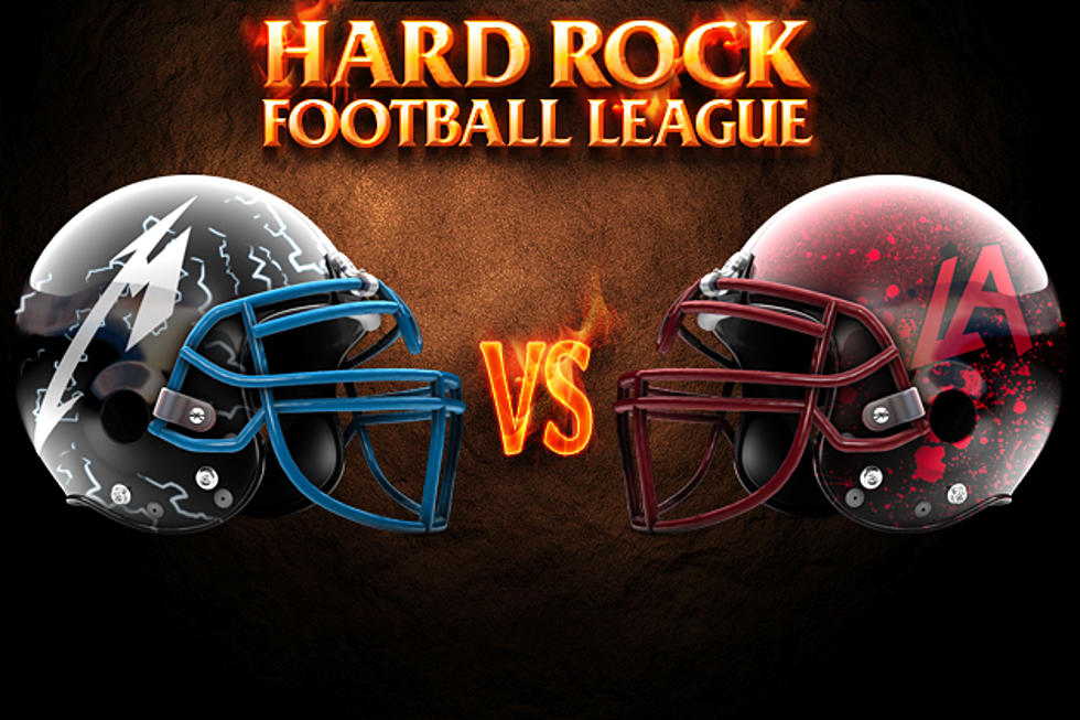 Metallica&#8217;s San Francisco Lightning vs. Slayer&#8217;s Los Angeles Blood: Hard Rock Football League