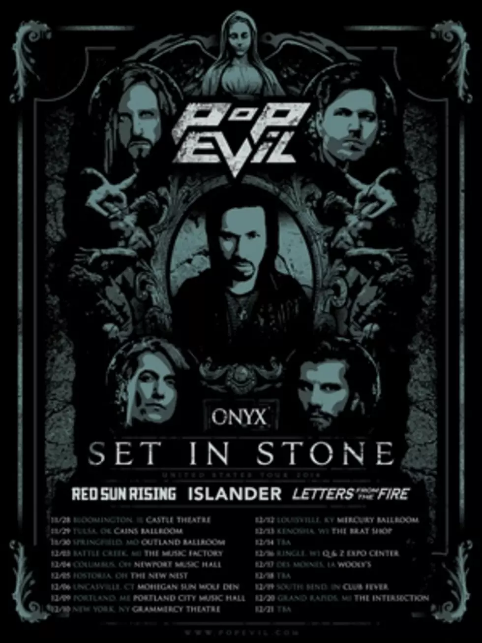Pop Evil Planning Winter 2014 &#8216;Set in Stone&#8217; Tour