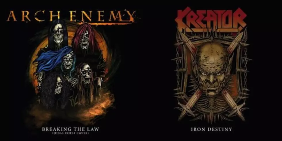Arch Enemy Cover Judas Priest&#8217;s &#8216;Breaking the Law&#8217; on Split Single with Kreator