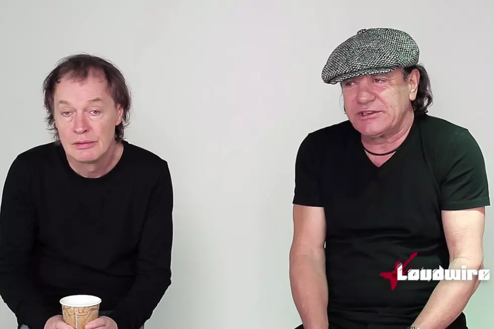 Angus Young + Brian Johnson Discuss Malcolm Young’s Absence From AC/DC [Exclusive Video]