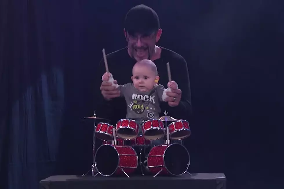 Baby Drummer Wyatt Rocks Pantera’s ‘5 Minutes Alone’ on ‘Jimmy Kimmel Live!’