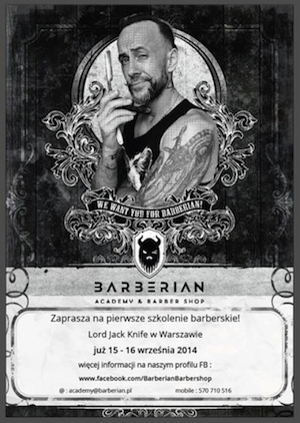 Behemoth Frontman Nergal Opens Men&#8217;s Salon Barberian Academy &#038; Barber Shop