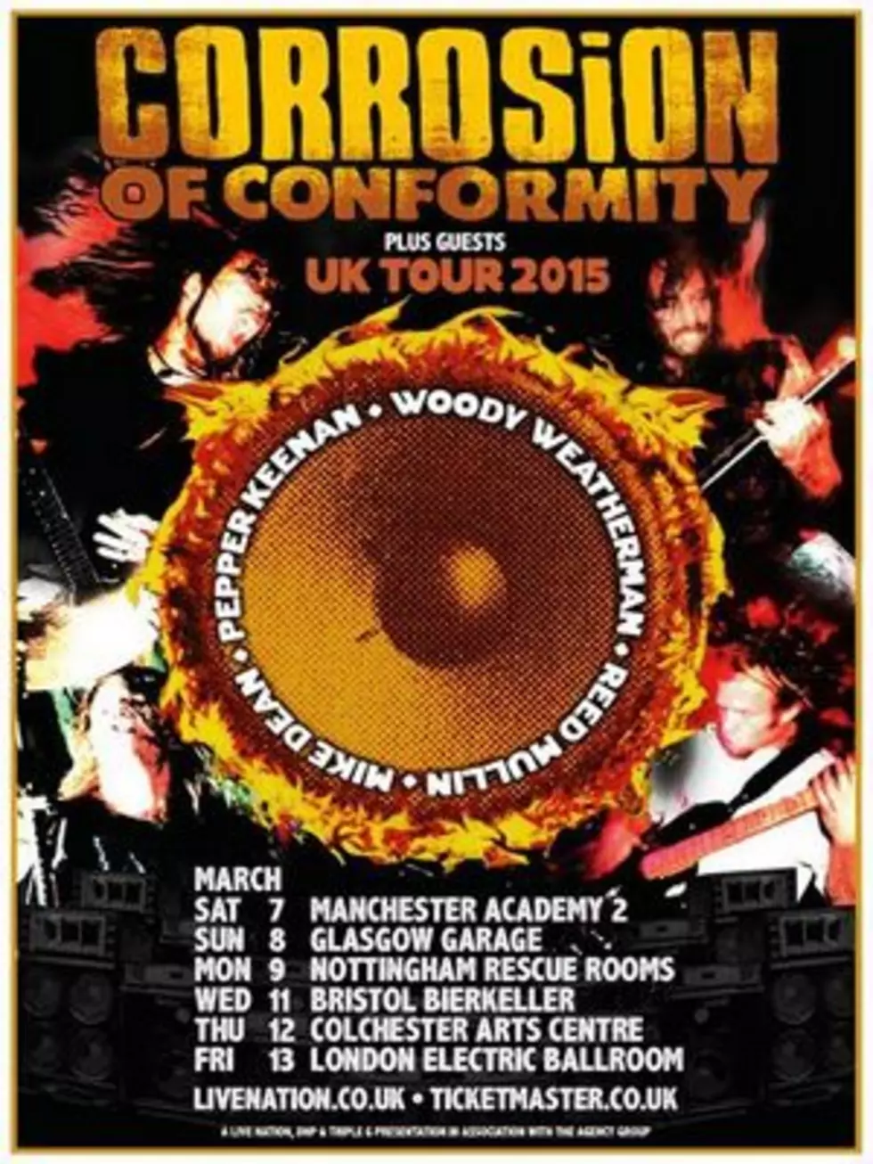 Corrosion of Conformity Announce 2015 U.K. Tour Dates with Pepper Keenan