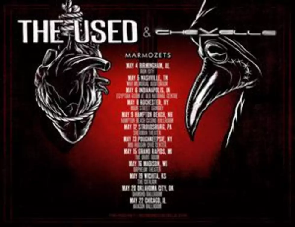 The Used + Chevelle Teaming Up for Co-Headlining Spring 2015 U.S. Tour