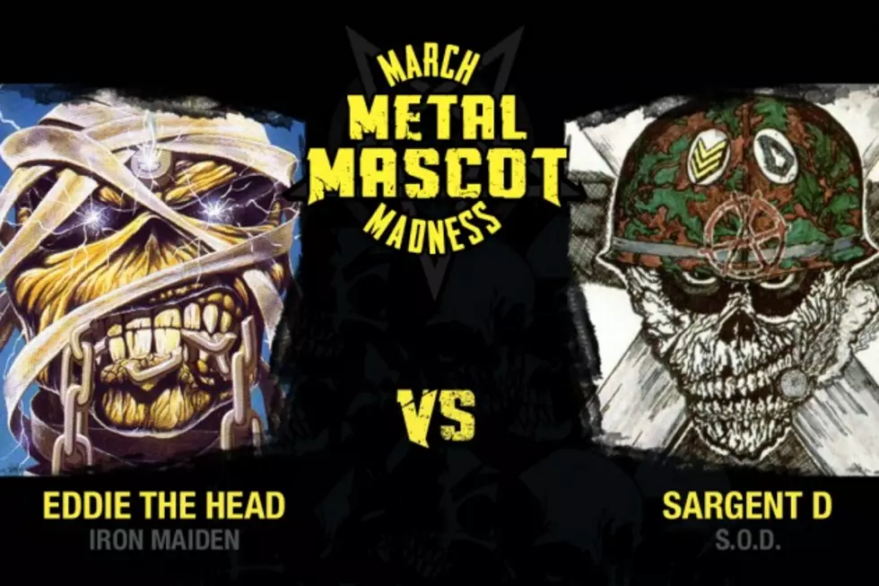 Iron Maiden&#8217;s Eddie the Head vs. S.O.D.&#8217;s Sargent D. &#8211; Metal Mascot Madness, Round 1