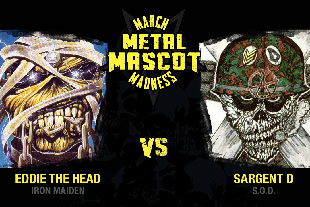 Iron Maiden vs. S.O.D. - March Metal Mascot Madness, Round 1