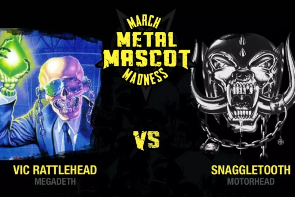 Megadeth&#8217;s Vic Rattlehead vs. Motorhead&#8217;s Snaggletooth &#8211; Metal Mascot Madness, Final Four
