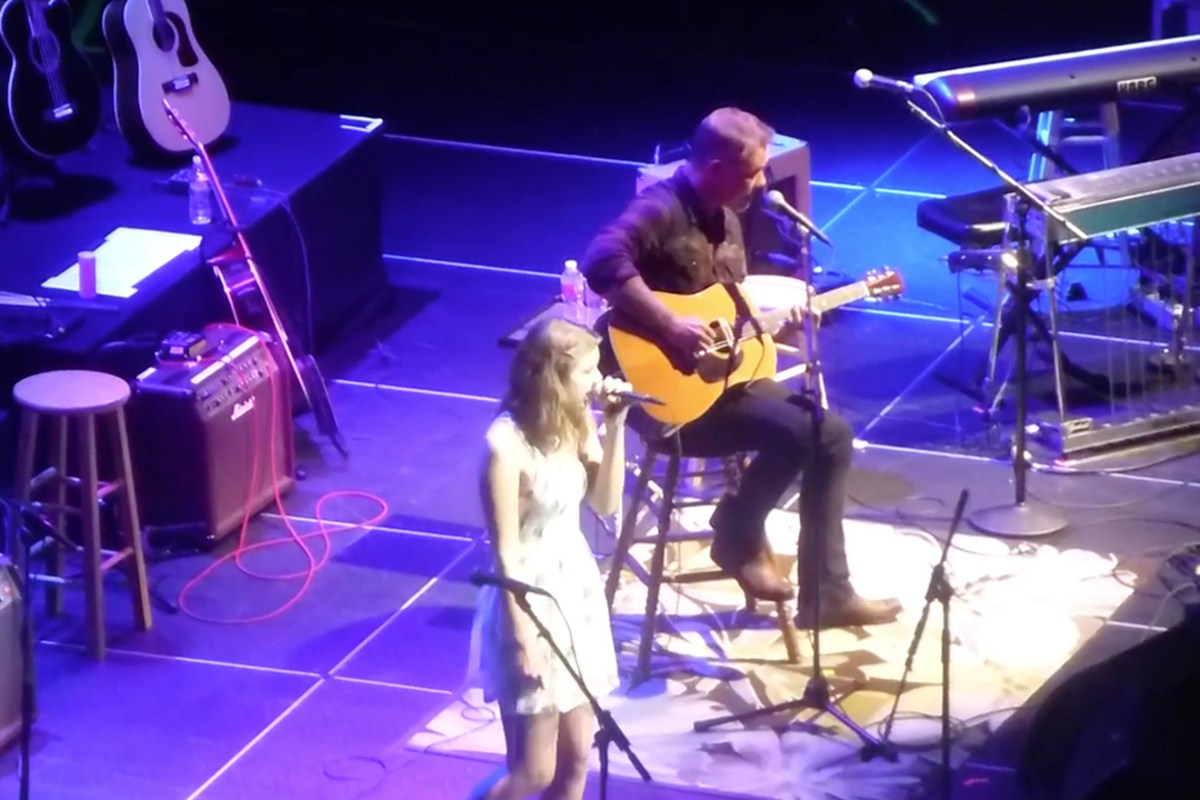 James Hetfield Performs With Daughter Cali at Benefit