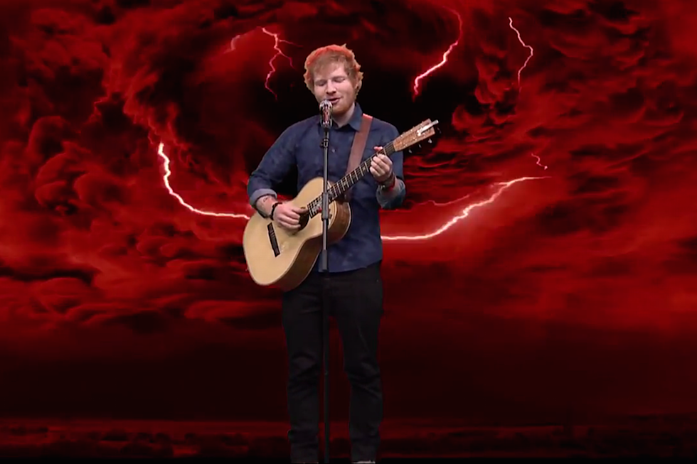 Ed Sheeran Sings Acoustic Heavy Metal on ‘The Tonight Show Starring Jimmy Fallon’
