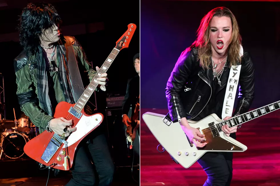 Tom Keifer Gifts Halestorm’s Lzzy Hale With Pin From Cinderella’s ‘Night Songs’ Cover