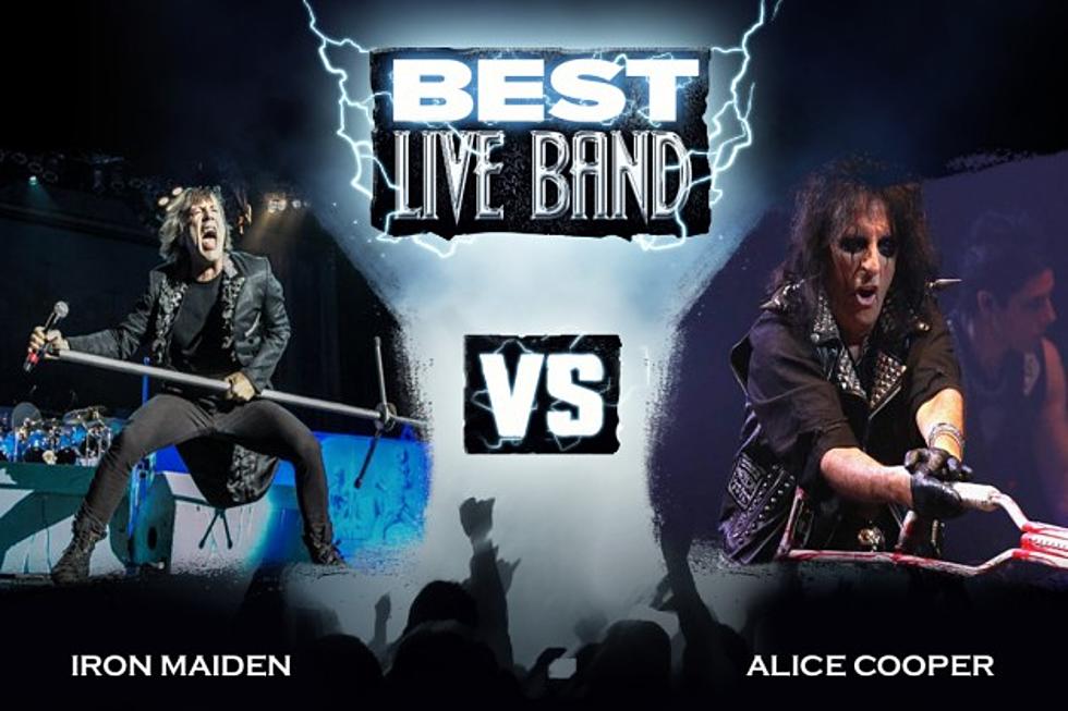 Iron Maiden vs. Alice Cooper &#8211; Best Live Band, Quarterfinals