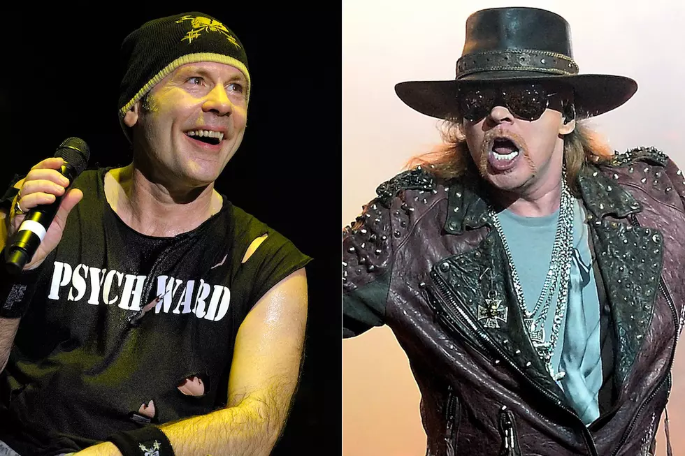 Iron Maiden’s Bruce Dickinson Regrets Not Punching Axl Rose Back in 1988