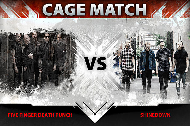 Five Finger Death Punch vs. Shinedown &#8211; Cage Match