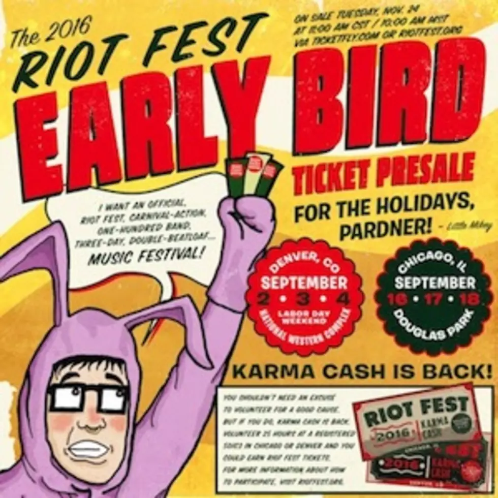 Riot Fest Announces Dates and Early Bird Ticket Sales for 2016 Denver and Chicago Events