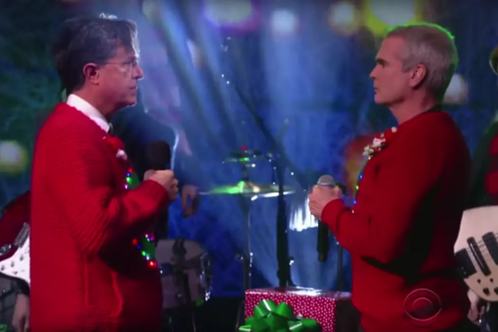 Henry Rollins Sings ‘Carol of the Bells’ With Stephen Colbert on ‘The Late Show’