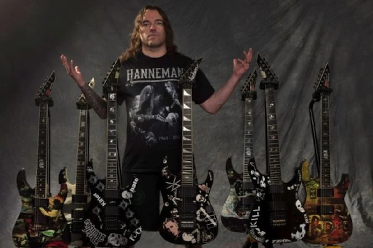 Jeff Hanneman Guitars Bought by Broken Hope's Jeremy Wagner