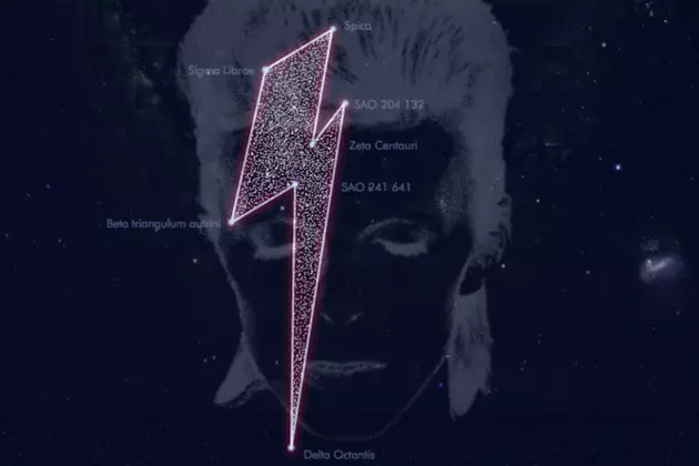 David Bowie&#8217;s Signature Lightning Bolt Immortalized in Constellation