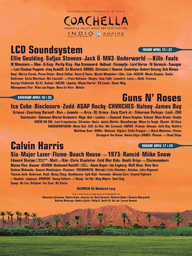 Guns N' Roses Officially Announced as Coachella Headliner