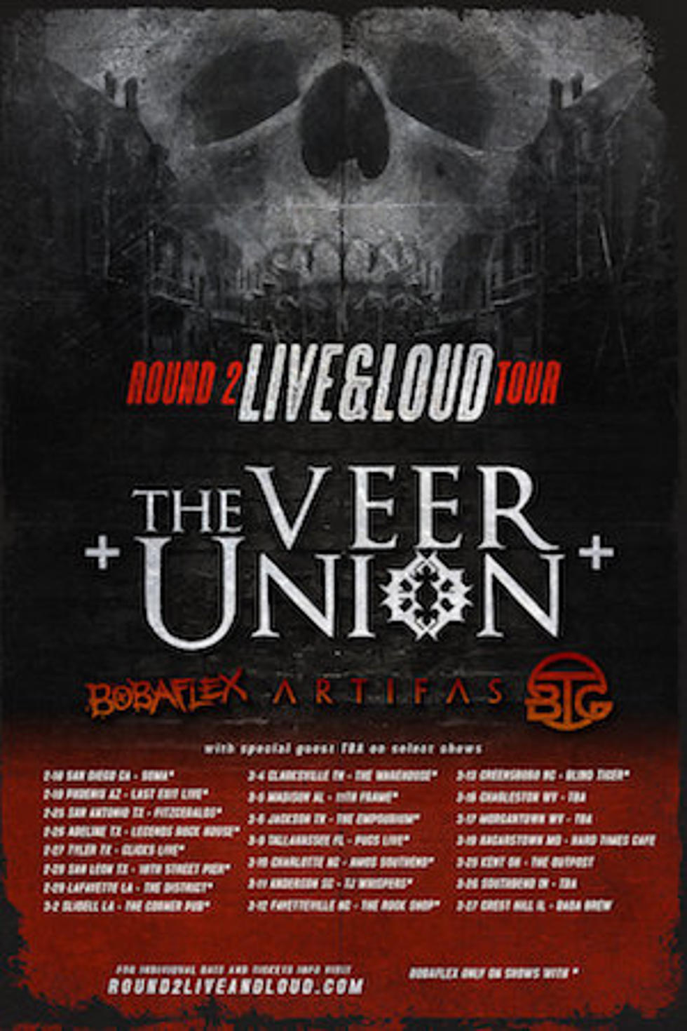 The Veer Union, Bobaflex + More to Play &#8216;Round 2 Live and Loud&#8217; U.S. Tour