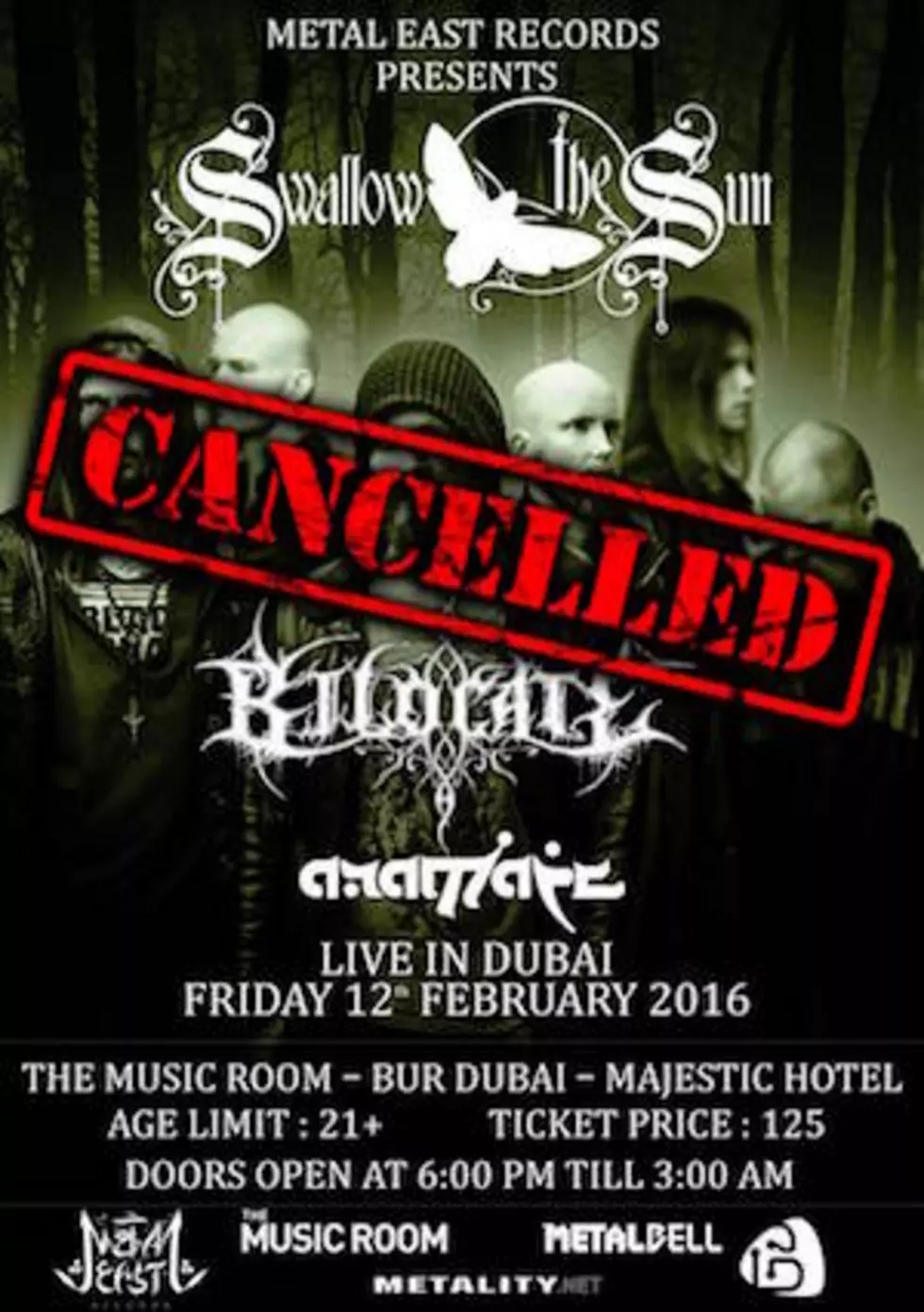 Swallow the Sun Concert in Dubai Canceled for &#8216;Promoting Devil Worshiping&#8217;