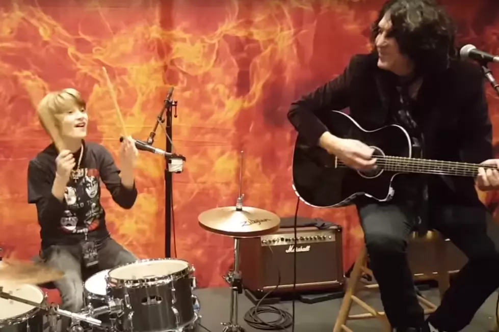 KISS Perform Acoustic Song With 12-Year-Old Drummer