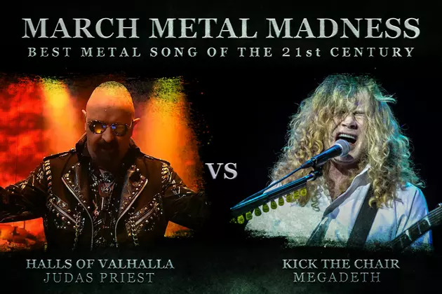 Judas Priest, &#8216;Halls of Valhalla&#8217; vs. Megadeth, &#8216;Kick the Chair&#8217; &#8211; March Metal Madness 2016, Round 1