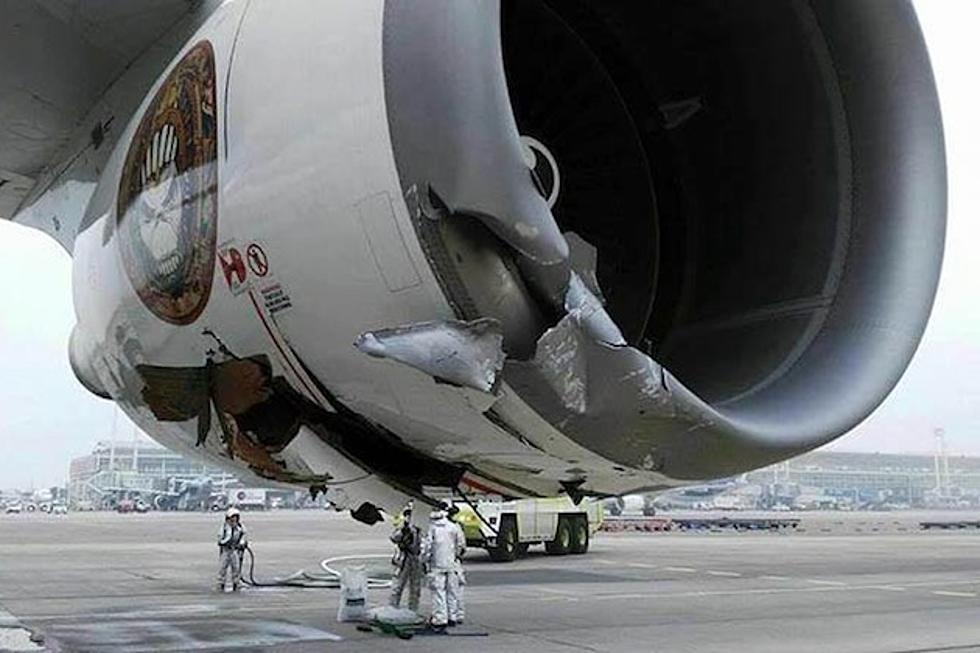 Iron Maiden’s ‘Ed Force One’ Jumbo Jet Badly Damaged, Leaving Two Hospitalized