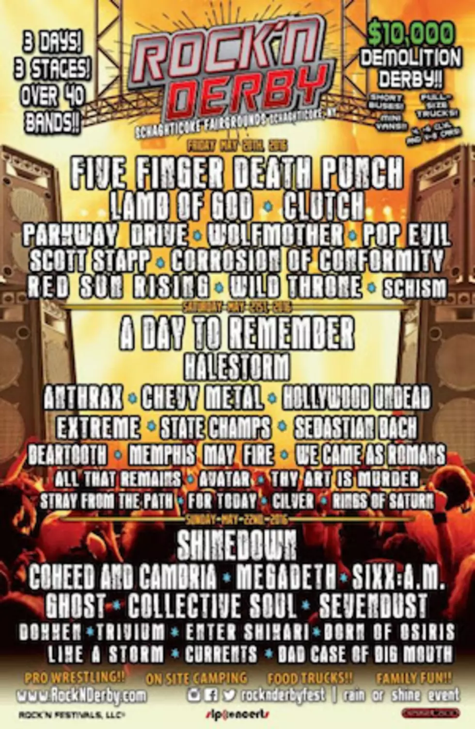 Sebastian Bach, Corrosion of Conformity, Hollywood Undead + More Added to Rock&#8217;N Derby