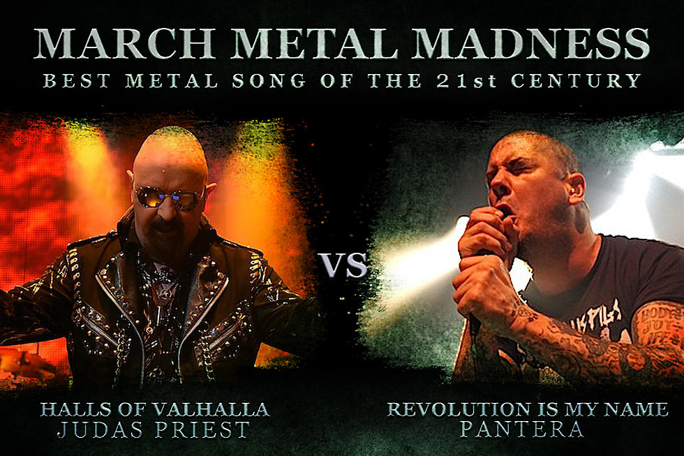 Judas Priest, ‘Halls of Valhalla’ vs. Pantera, ‘Revolution Is My Name’ – March Metal Madness 2016 – Quarterfinals