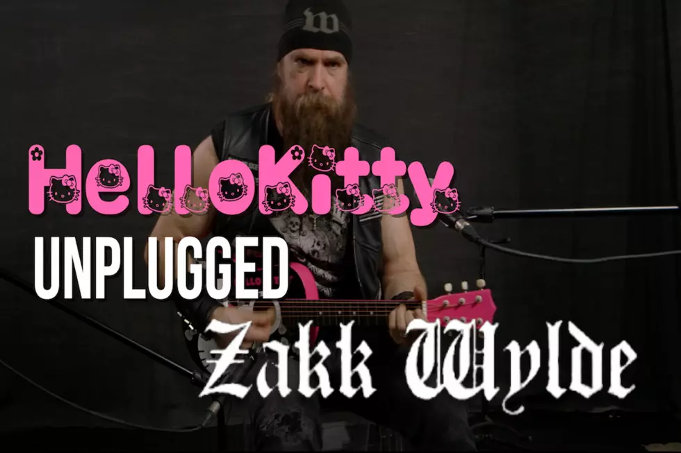 Zakk Wylde Jams New Song ‘Autumn Changes’ on Hello Kitty Mini-Guitar
