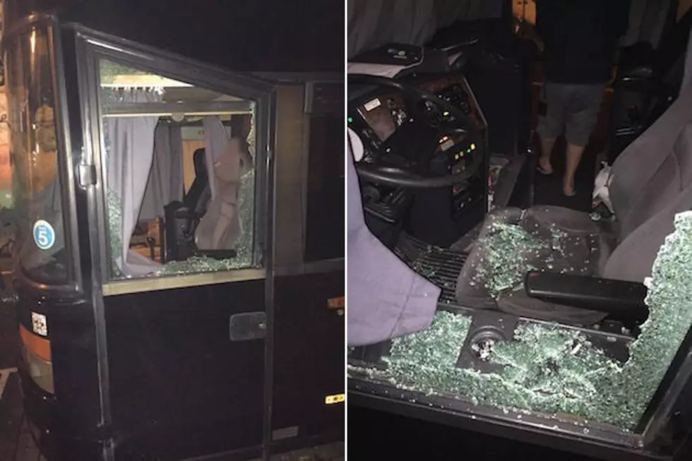 Gorguts Tour Bus Window Gets Punched Out, Captured on Video