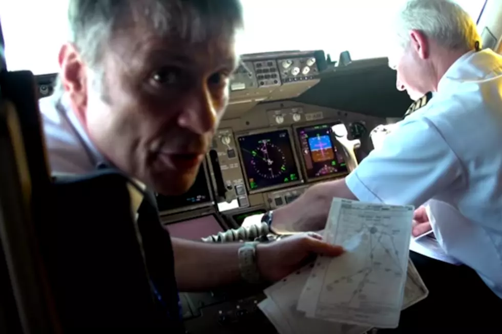 Watch Bruce Dickinson Man the Controls of Iron Maiden’s Ed Force One Jumbo Jet