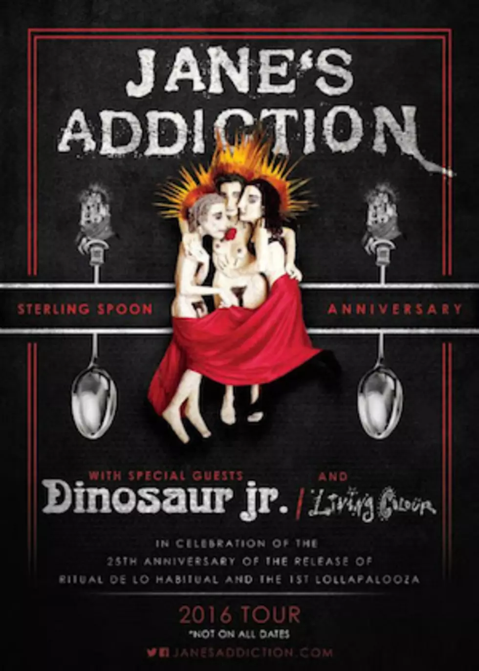 Jane&#8217;s Addiction to Play &#8216;Sterling Spoon&#8217; Anniversary Tour With Dinosaur Jr. + Living Colour