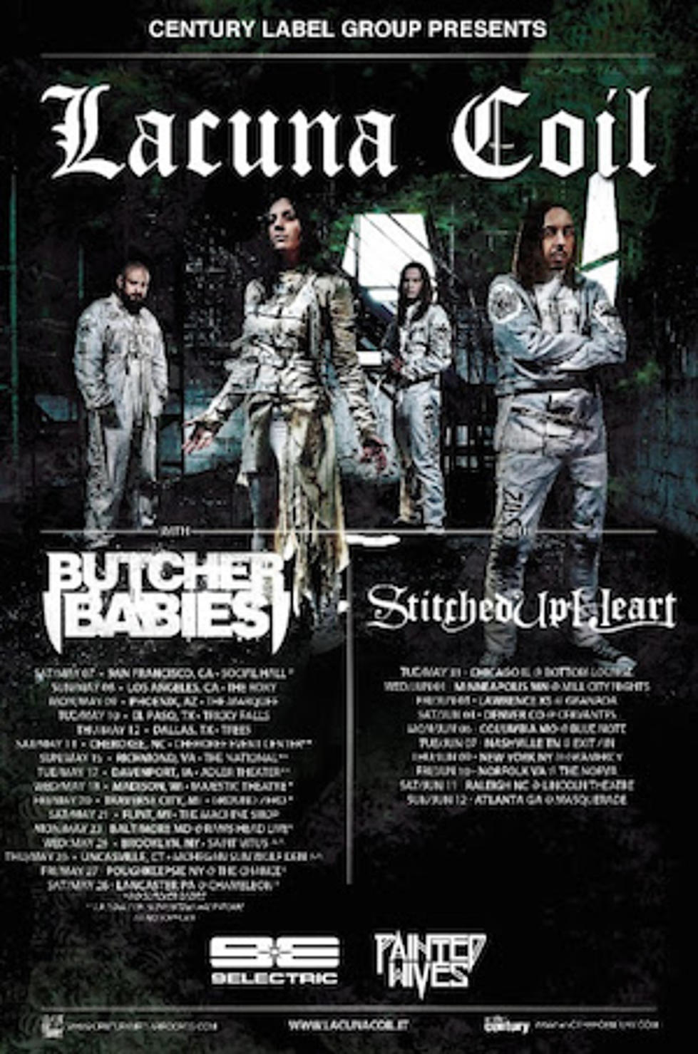 Lacuna Coil Reveal Second Leg of 2016 North American Tour Dates