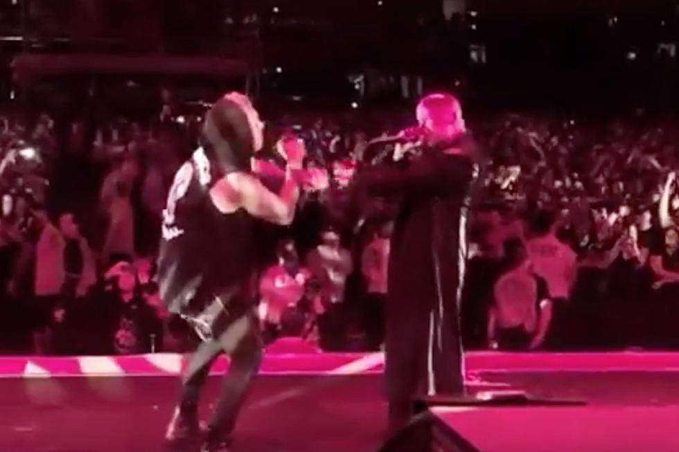 Papa Roach’s Jacoby Shaddix Joins Disturbed for ‘Killing in the Name’ Cover at Rock on the Range