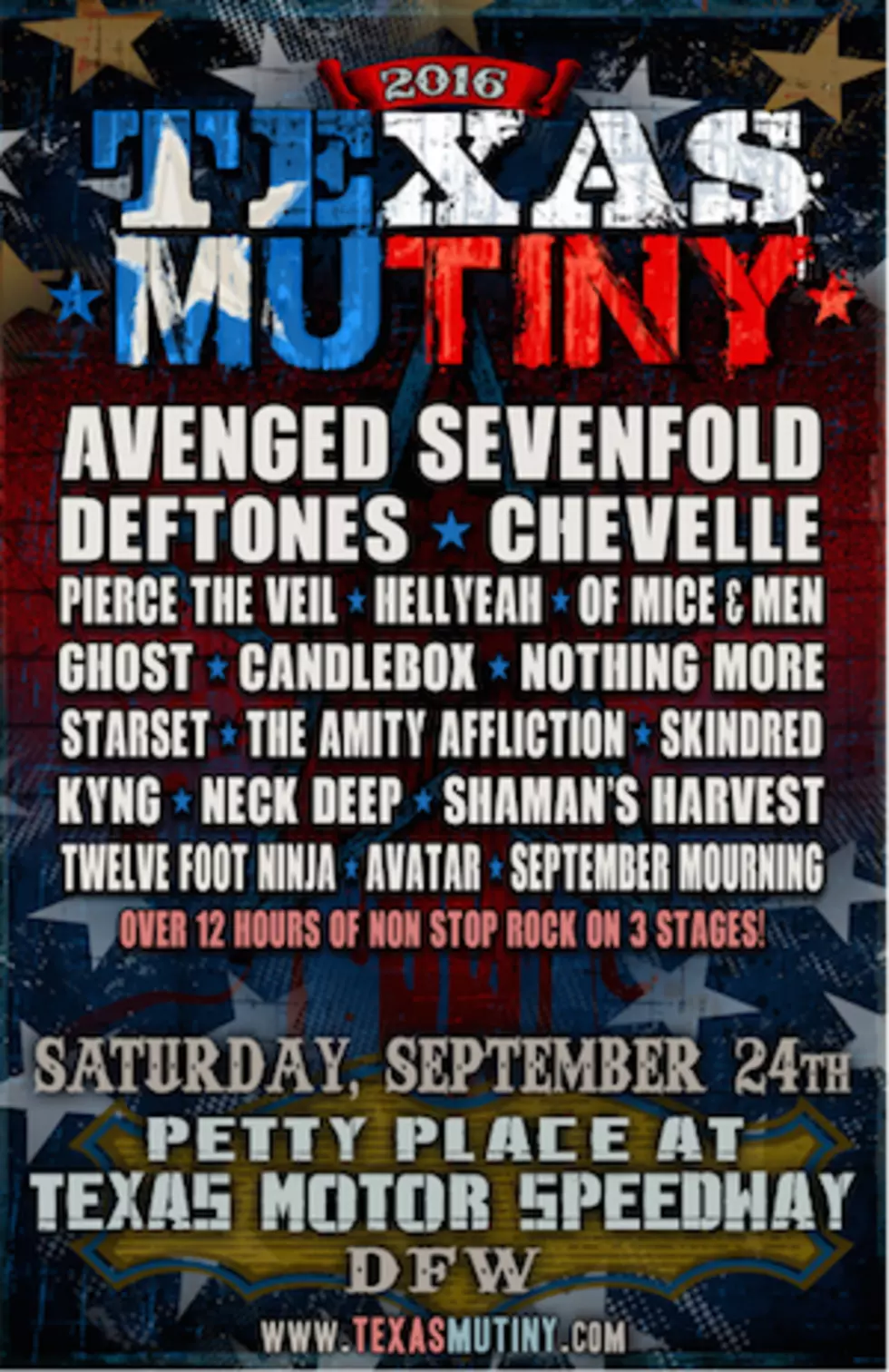 Avenged Sevenfold, Deftones + Chevelle Lead Inaugural Texas Mutiny Festival