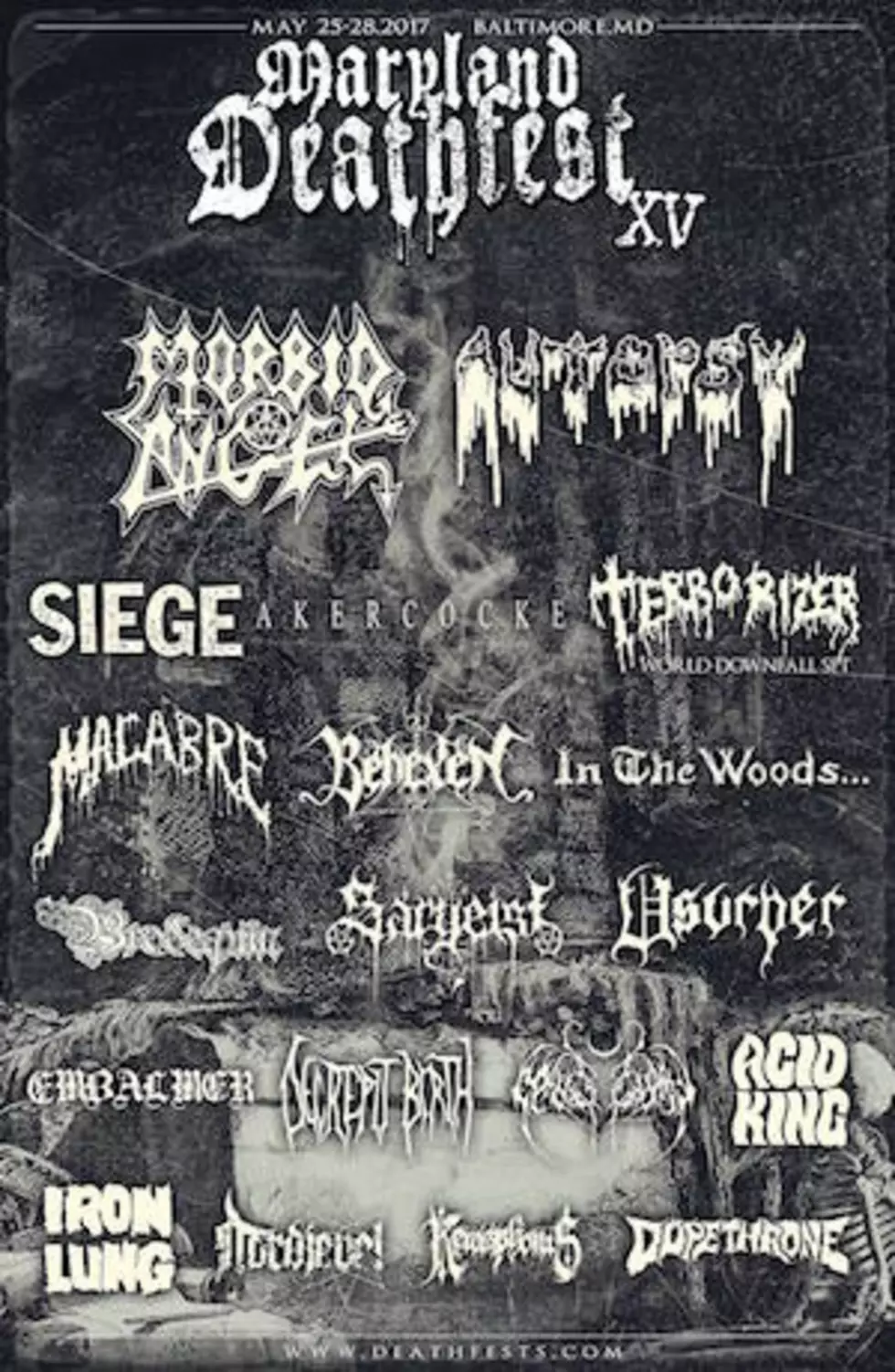Morbid Angel, Autopsy Lead 2017 Maryland Deathfest Lineup
