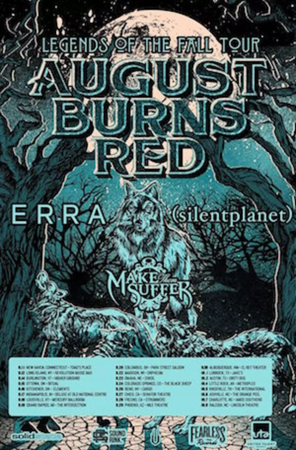 August Burns Red Announce &#8216;Legends of the Fall&#8217; 2016 Tour With Erra + More
