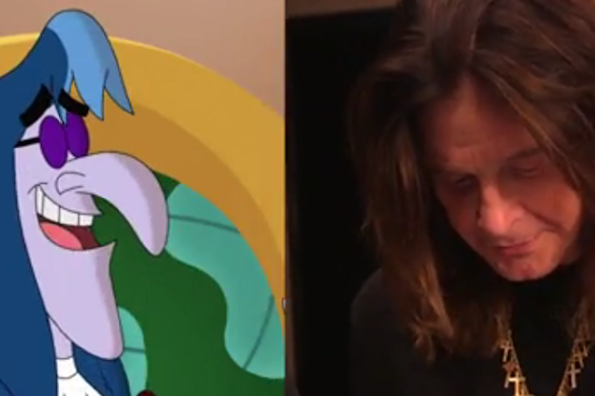 Watch Ozzy Osbourne Record Voices for Disney Cartoon