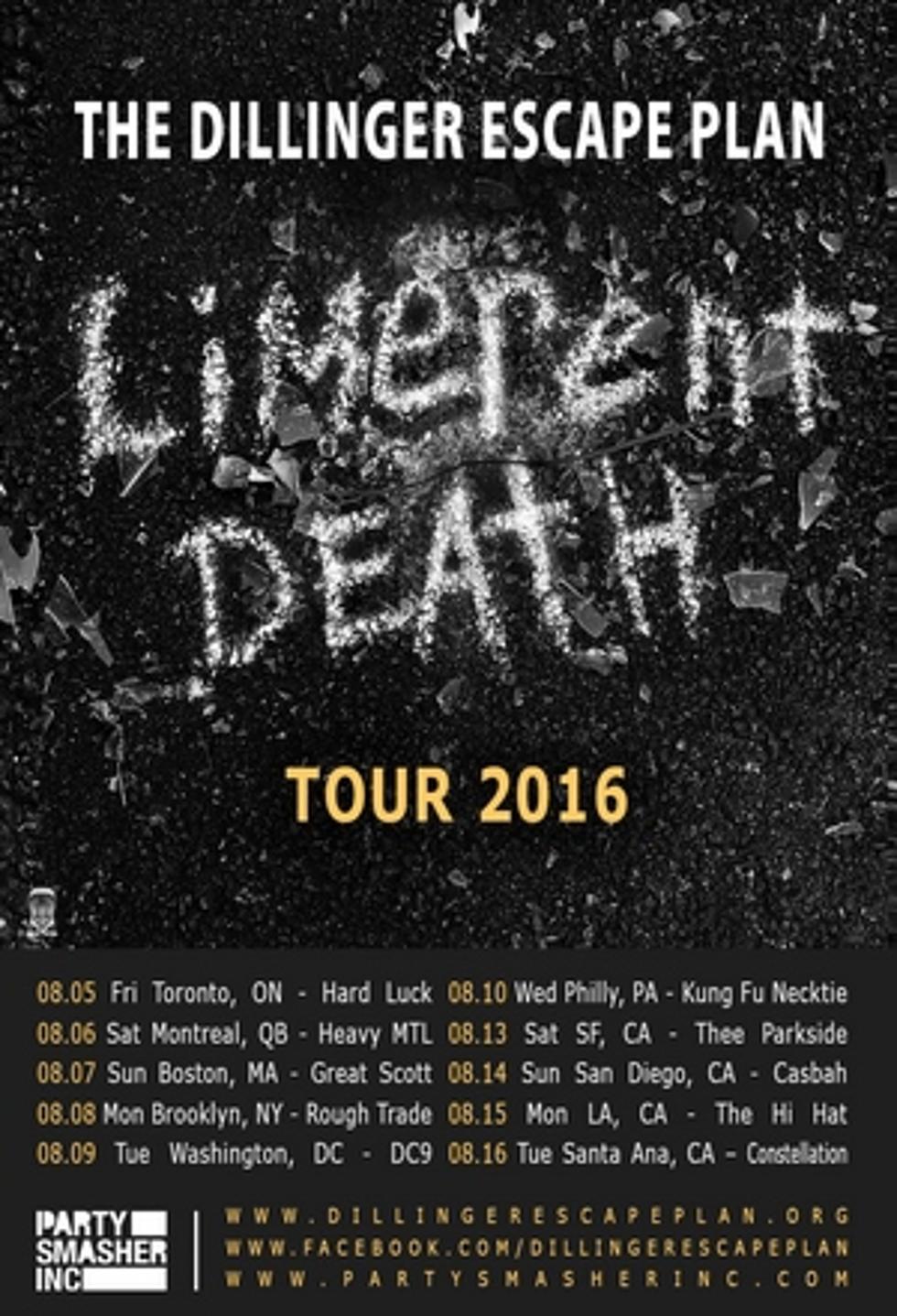 The Dillinger Escape Plan To Embark on Intimate August North American Tour
