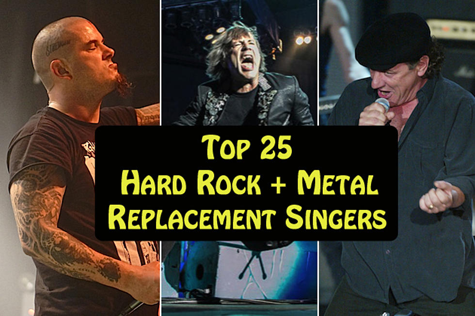 Top 25 Hard Rock + Metal Replacement Singers