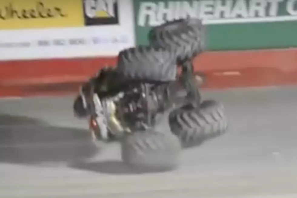 FFDP's Zoltan Bathory Crashes Monster Truck at Raceway