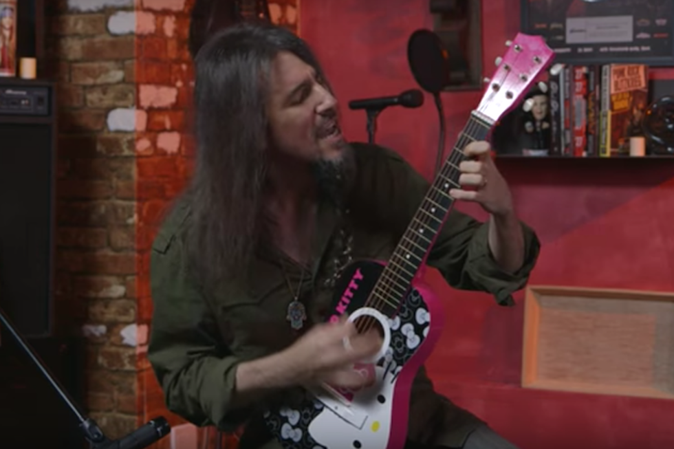 Charity Auction: Bumblefoot Autographed 'Hello Kitty' Guitar