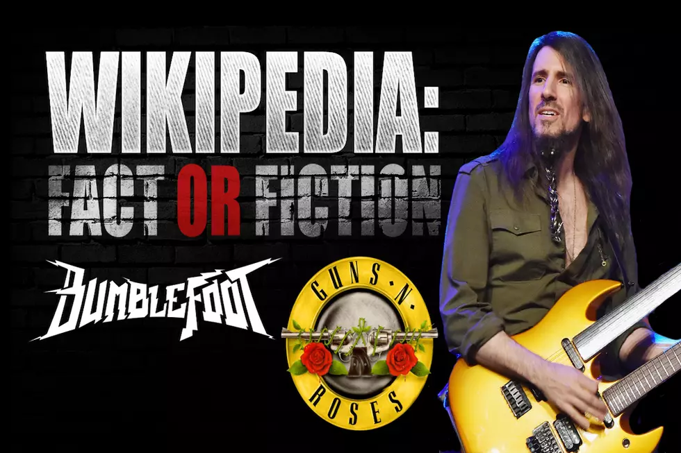 Bumblefoot (ex-Guns N’ Roses) Plays ‘Wikipedia: Fact or Fiction?’